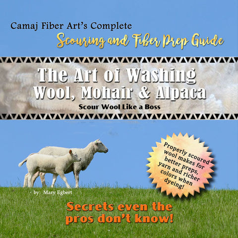 THE ART OF WASHING WOOL, MOHAIR AND ALPACA by Mary Egbert