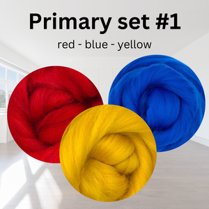 Primary Color Set #1 - red - blue - yellow - 4 ounces each for a total of 12 ounces - pre order please give up to 3 weeks for shipping