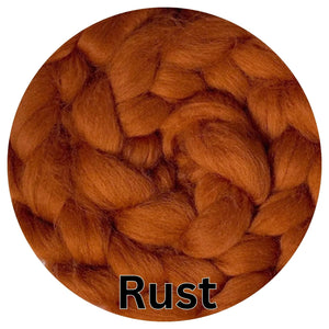 Blue Faced Leicester RUST - ONE POUND   *** Please give up to 3 weeks for delivery***