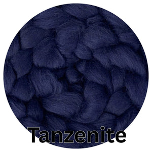 BOGO Blue Faced Leicester TANZENITE - BUY AN OUNCE GET ANOTHER OUNCE FREE!  In stock - j