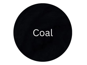 Corriedale carded sliver  COAL - great for needle felters or woolen spinners - GROUP SALE - ONE POUND **PLEASE GIVE 2 TO 3 WEEKS FOR SHIPPING