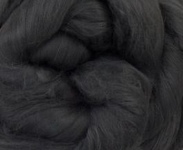 BLACK bamboo/ rayon combed top ONE POUND  *** Please give up to 3 weeks for delivery***