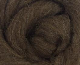 Corriedale natural brown combed top ***please give up to 3 weeks for delivery**
