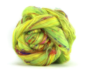 EQUATOR Merino, Mulberry Silk, Bamboo Rayon, and Pulled Sari Silk - 1 pound - Group Presale
