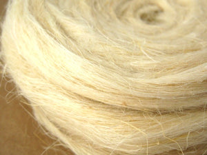 Hemp bleached combed top - ONE POUND **PLEASE GIVE UP TO 3 WEEKS FOR SHIPPING***