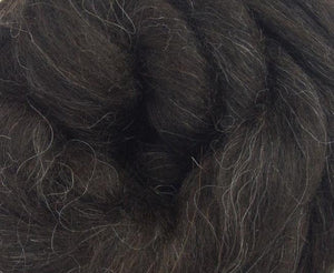 ICELANDIC BLACK combed top - ONE POUND -  GROUP SALE *please give up to 3 weeks for delivery*