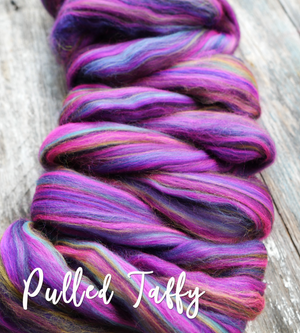 PULLED TAFFY 23 micron Merino Blend - One Pound Group Presale