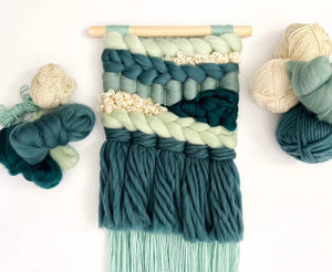 SEAFOAM - Weavers pack - fiber and yarn - TWO PACKS - group pre-order