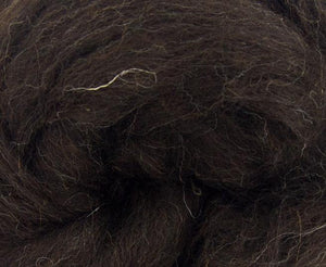 BLACK WELSH COMBED TOP (HERITAGE BREED) - 4 OUNCES IN STOCK