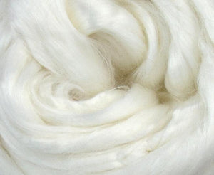 GROUP SALE - Bamboo rayon undyed combed top - ONE POUND  *** Please give up to 3 weeks for delivery***