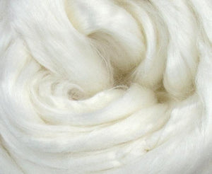 Bamboo rayon undyed combed top - ONE POUND  *** Please give up to 3 weeks for delivery***
