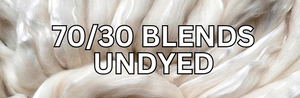 70/30 UNDYED BLENDS 20% OFF PER POUND