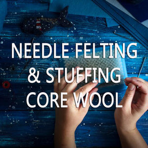 CORE WOOL SLIVER Needle Felting - ONE POUND - Group Order