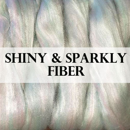Shiny &amp; sparkly fibers