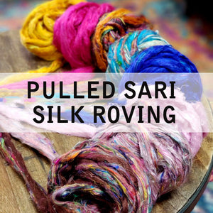 Pulled Sari Silk Roving Pre-Sale