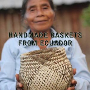 Handmade  baskets from Eucador
