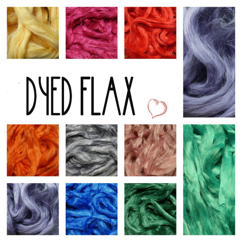 DYED FLAX