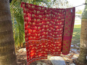 COUNTDOWN TO CHRISTMAS DAY 3 - KANTHA QUILT #107