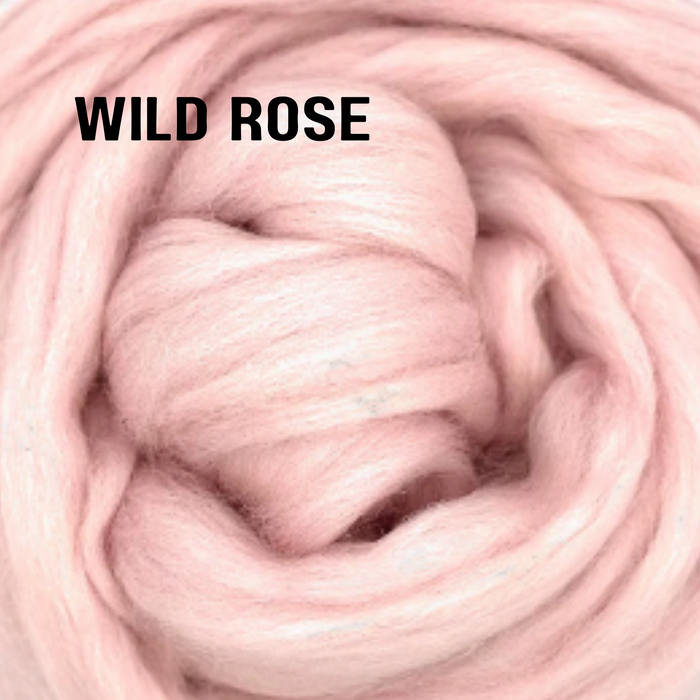 New Color 23 mic Merino - WILD ROSE - 4 Ounces - J