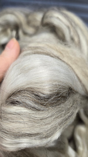 NEW BLEND!  CREME DE CACAO 18 micron merino, baby camel, alpaca and real cashmere -  1 ounce - M