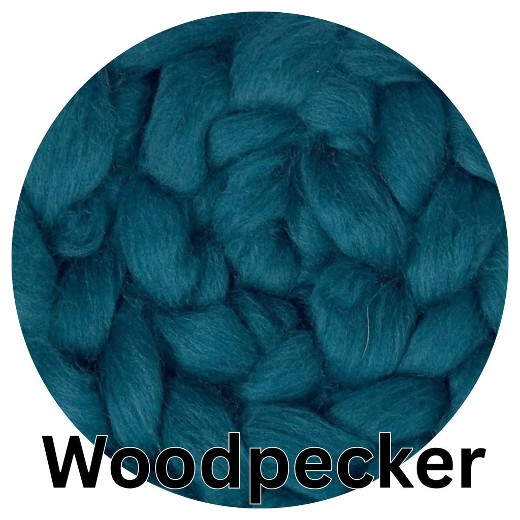 BOGO Blue Faced Leicester WOODPECKER - BUY AN OUNCE GET ANOTHER OUNCE FREE!  In stock - j