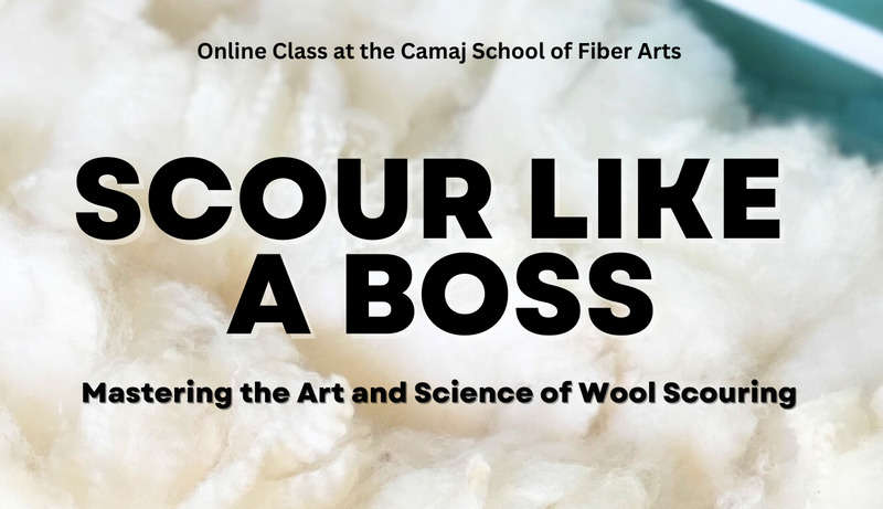 SCOUR LIKE A BOSS ONLINE CLASS – Camaj Fiber Arts