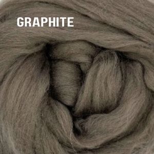 23 mic Merino - GRAPHITE - 1 pound - give up to 3 weeks for shipping