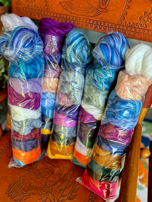 SAMPLER BAG OF TOP QUALITY SOLIDS AND BLENDS 9 ounces - m  30% off retail