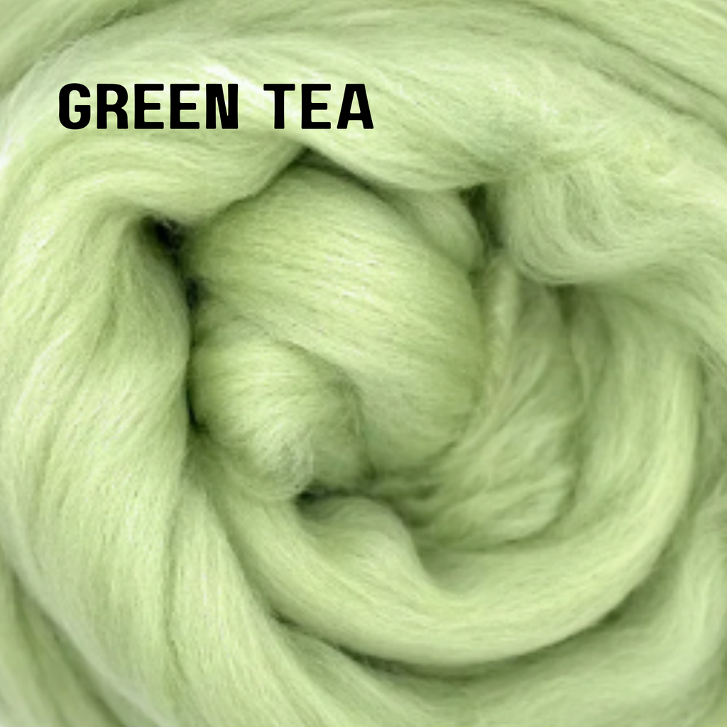 $2 for Tuesday! GREEN TEA 23 mic Merino - 1 ounce - J