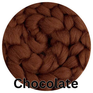 BOGO Blue Faced Leicester CHOCOLATE - BUY AN OUNCE GET ANOTHER OUNCE FREE!  In stock - j