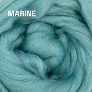 23 mic Merino MARINE - by the ounce - J