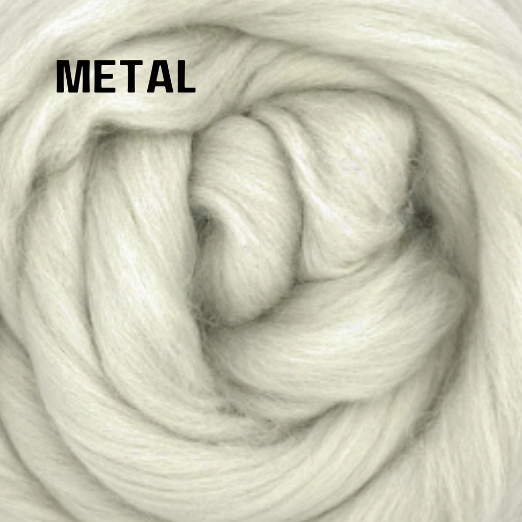 New Color 23 mic Merino - METAL - 4 Ounces