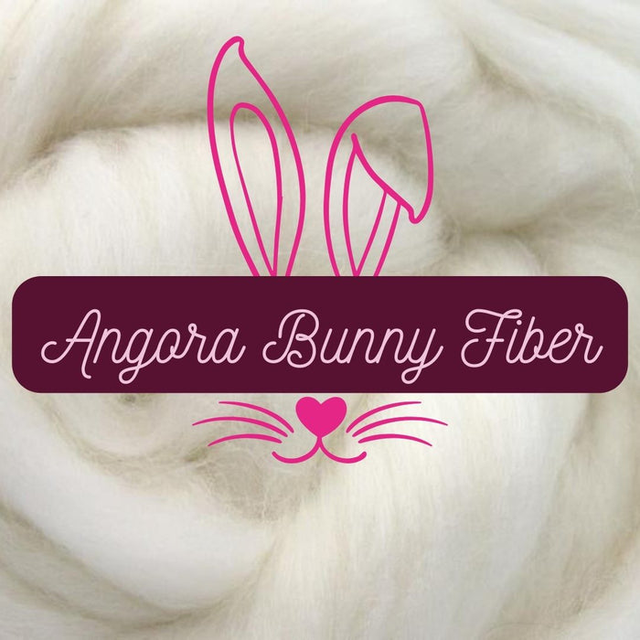 Black Friday Sale! 35% OFF ANGORA BUNNY White Combed Top - 1/2 ounce - J