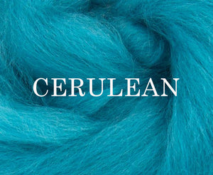 Corriedale CERULEAN by the ounce in stock - m