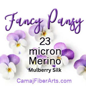 Fancy Pansy MERINO WOOL and MULBERRY SILK - 1 Pound Group Presale Please Allow up to 3 Weeks for Shipping