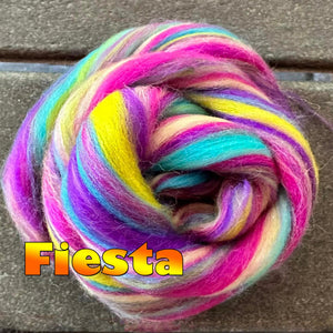 FIESTA 23 micron Merino Combed Top Blend - 1 ounce - Sold by Jessica