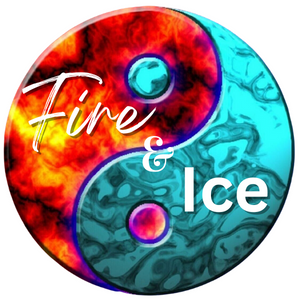 Fire & Ice  Corriedale custom blend - 1 ounce