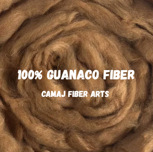 100% GUANACO COMBED TOP - 1/2 OUNCE