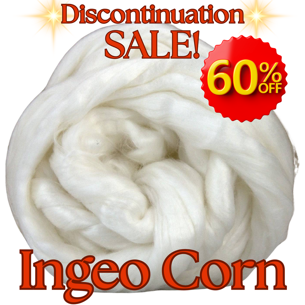 Ingeo corn combed top - 4 ounce pack pre-order 60% OFF NOW!