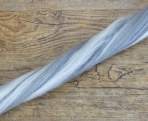 23 Micron merino natural colors - WOLF -BY THE POUND -  This is a group order, Please give up to 3 weeks for shipment