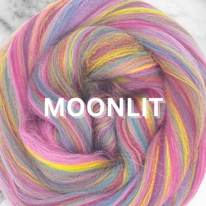 IN STOCK 40% OFF Moonlit - 23 micron Merino and Bamboo Rayon Blend Top - 4 Ounces - J