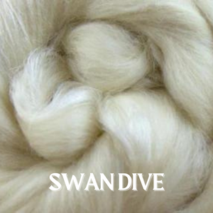 SWAN DIVE - 70/30 23 micron merino/bamboo rayon - One Pound - Group Pre-order