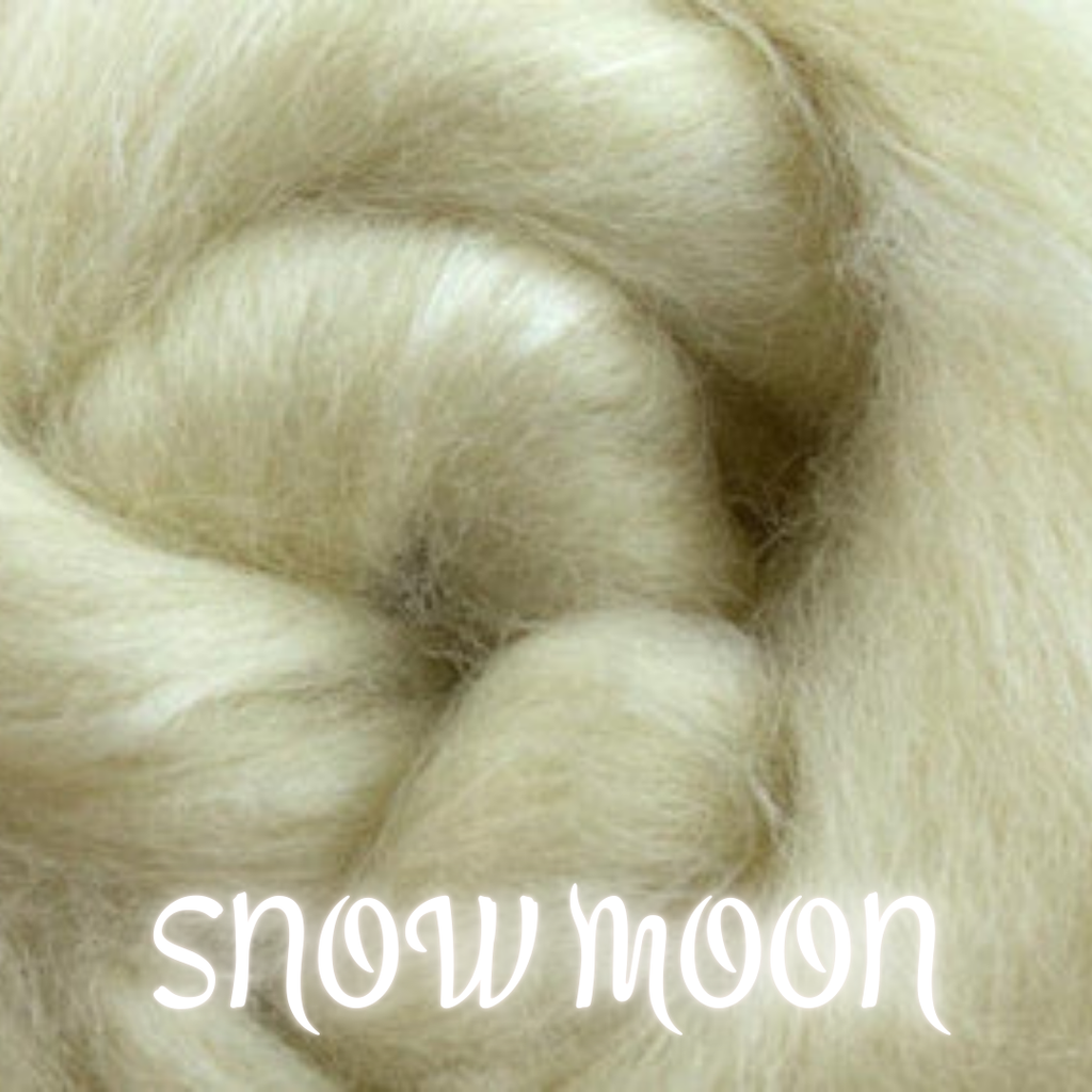 SNOW MOON - 70/30 Blue Faced Leicester/Seacell - One Pound Group Presale