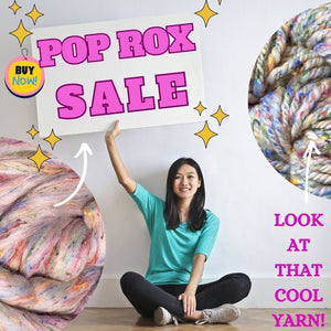 POP ROX - South American wool and viscose bits -1 ounce - sold by Jessica