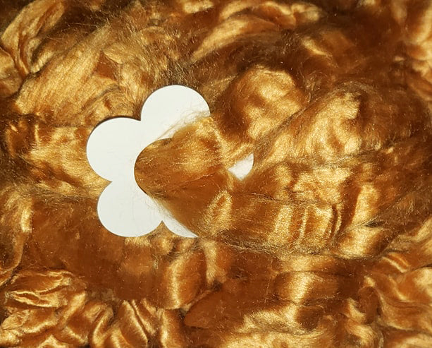 RED  ERI PEACE SILK combed top  - ONE POUND - GROUP SALE *please give up to 3 weeks for delivery*