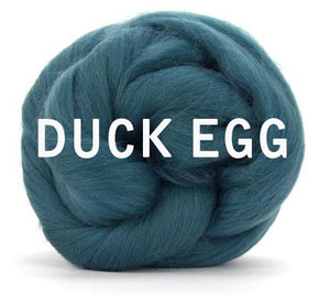 18 mic Merino DUCK EGG - By The Ounce - M