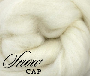 SNOW CAP -  70/30 18 micron Merino and Real Cashmere  - One Ounce - ,M