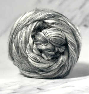 NEW BLEND! MONOCHROME - merino/viscose/bamboo/BFL/tencel - 1 pound PRE-ORDER ** please give up to 3 weeks for shipping**