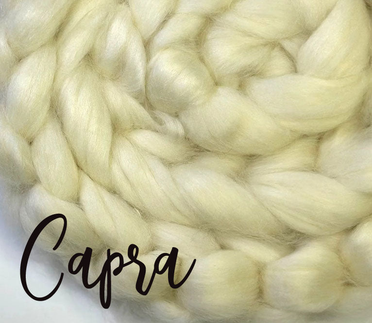 CAPRA - Cashmere/Angora  white - 1 ounce in stock - m