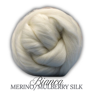 BIANCA - 50/50 23 micron Merino/Mulberry Silk - ONE POUND Group Presale